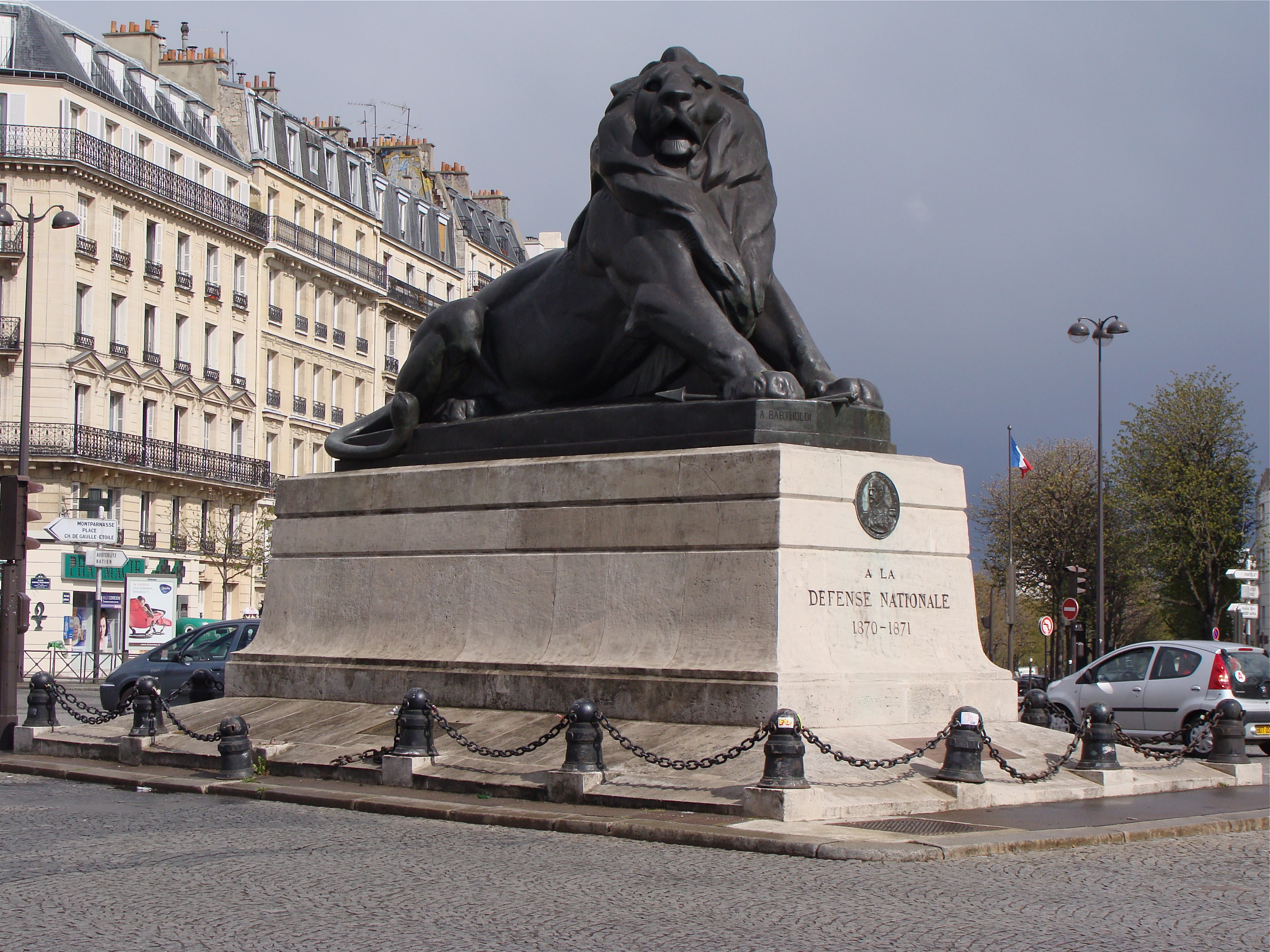 Lion of Belfort at Place Denfert-Rochereau