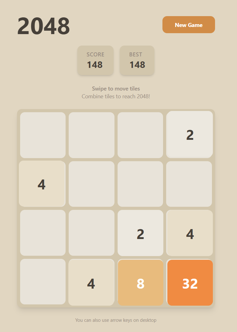 2048 Game