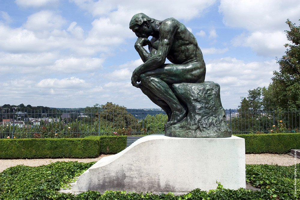 The Thinker by Rodin